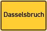 Place name sign Dasselsbruch, Kreis Celle