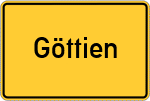 Place name sign Göttien