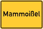 Place name sign Mammoißel, Kreis Lüchow-Dannenberg