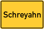 Place name sign Schreyahn