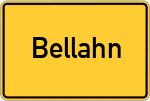 Place name sign Bellahn