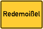Place name sign Redemoißel