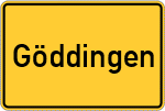 Place name sign Göddingen