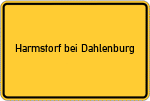 Place name sign Harmstorf bei Dahlenburg