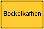 Place name sign Bockelkathen