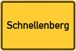 Place name sign Schnellenberg, Gut