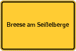 Place name sign Breese am Seißelberge