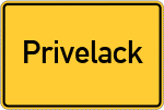 Place name sign Privelack