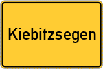 Place name sign Kiebitzsegen