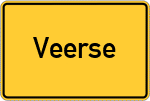 Place name sign Veerse