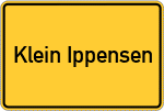 Place name sign Klein Ippensen