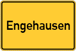 Place name sign Engehausen