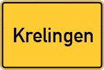 Place name sign Krelingen