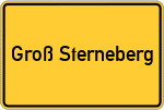 Place name sign Groß Sterneberg