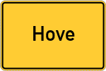 Place name sign Hove