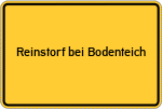 Place name sign Reinstorf bei Bodenteich