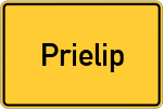 Place name sign Prielip