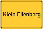 Place name sign Klein Ellenberg