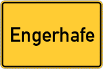 Place name sign Engerhafe