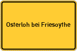 Place name sign Osterloh bei Friesoythe