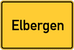 Place name sign Elbergen