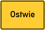 Place name sign Ostwie