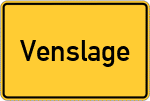 Place name sign Venslage