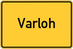 Place name sign Varloh