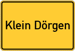 Place name sign Klein Dörgen
