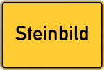 Place name sign Steinbild