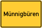 Place name sign Münnigbüren