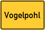 Place name sign Vogelpohl