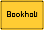 Place name sign Bookholt