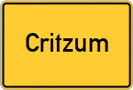 Place name sign Critzum