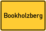 Place name sign Bookholzberg