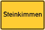 Place name sign Steinkimmen