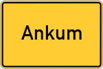 Place name sign Ankum