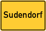Place name sign Sudendorf
