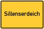 Place name sign Sillenserdeich