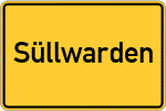 Place name sign Süllwarden