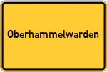 Place name sign Oberhammelwarden