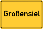 Place name sign Großensiel
