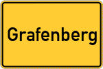 Place name sign Grafenberg