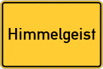 Place name sign Himmelgeist