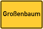 Place name sign Großenbaum