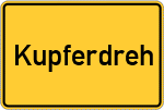 Place name sign Kupferdreh