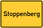Place name sign Stoppenberg