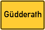 Place name sign Güdderath