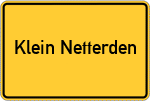 Place name sign Klein Netterden