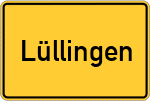 Place name sign Lüllingen